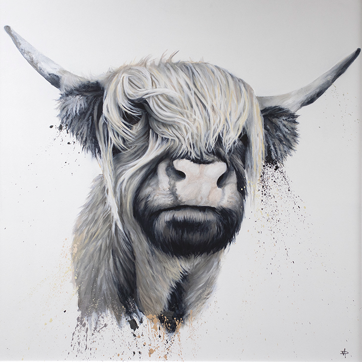 Dean Martin  - ' Highland Cow ' - Framed Limited Edition Art