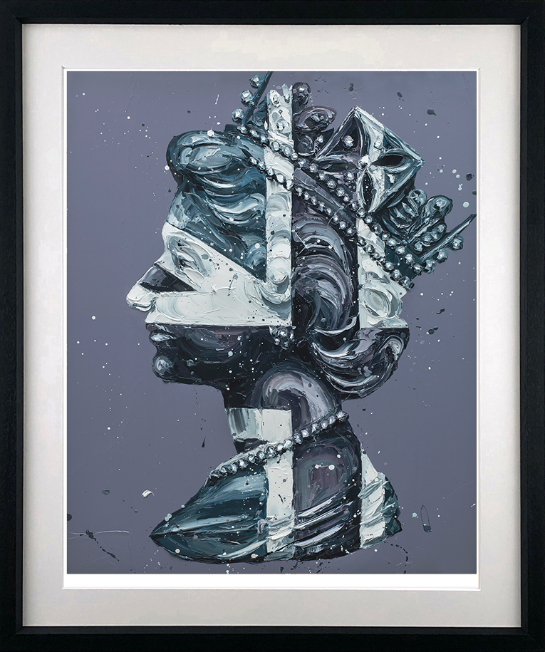 Paul Oz  - ' Monochrome -Queen Of Jack ' - Framed Limited Edition