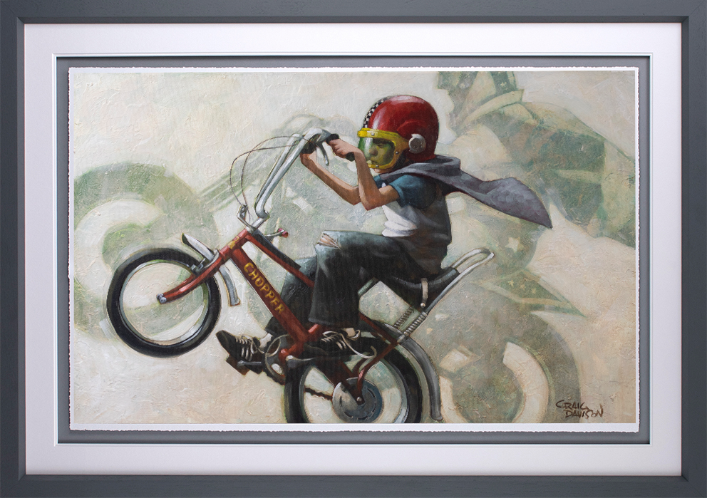 Craig Davison - ' Viva Kidnievel ' - Framed Limited Edition Art