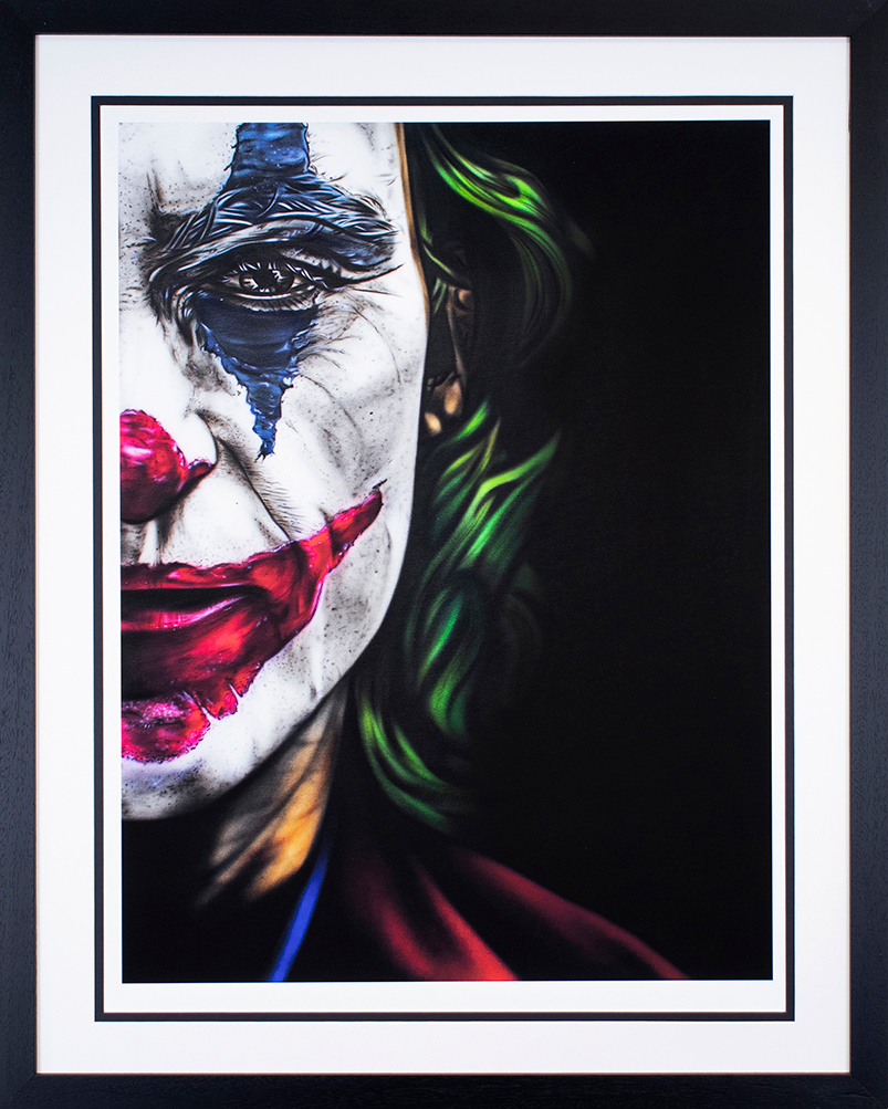 James Tinsley  'Joaquin Phoenix Joker' - Framed Limited Edition