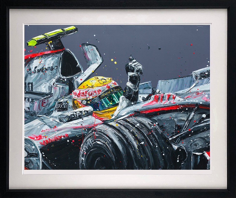 Paul Oz  'Lewis McLaren" - Framed Limited Edition (Print & Canvas)