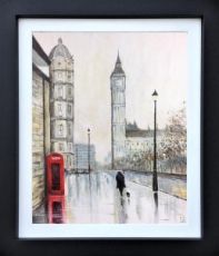 Michael Abrams - 'London Calling' - Framed Original Art