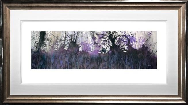 Sue Howells RWS - 'Bluebells Galore' - Framed Limited Edition Art