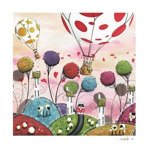 Dale Bowen - 'Nodding Off' - Framed Limited Edition Art