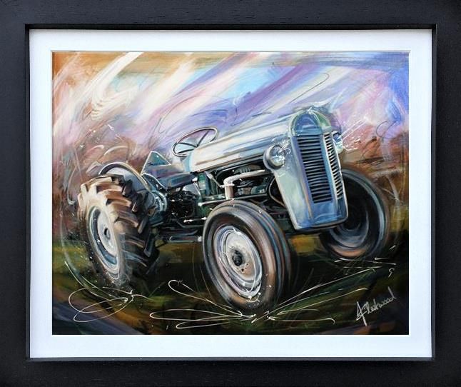 Fleetwood - 'Tractor' - Framed Original Art