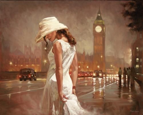Mark Spain - 'An Evening In London' - Framed Limited Edition Art
