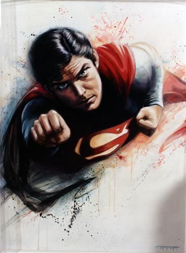 Ben Jeffery - 'Superman' - Framed Original Art