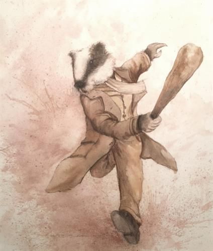 Dale Bowen - 'Damn Them Weasels' - Framed Original