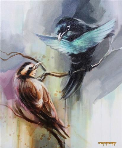 Ben Jeffery - ' Superb Birds' - Framed Original Art