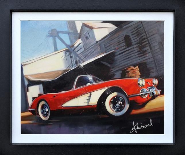 Fleetwood - 'Corvette' - Framed Original Art