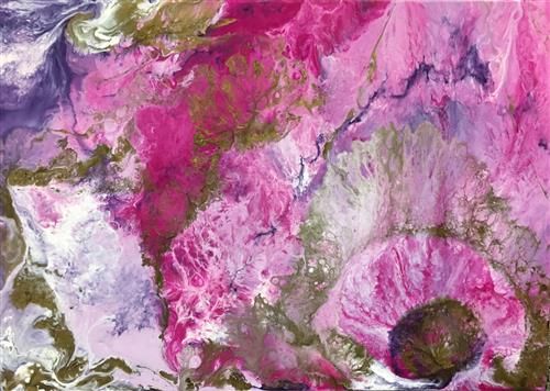 Amanda Jones - 'Pink Punter' - Framed Original Art