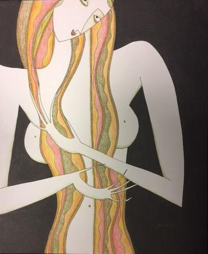 Andrei Protsouk - 'Nippy' - Framed Original Art