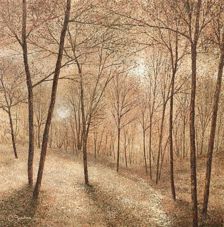 Chris Bourne - 'Through The Tree's' - Framed Original Art