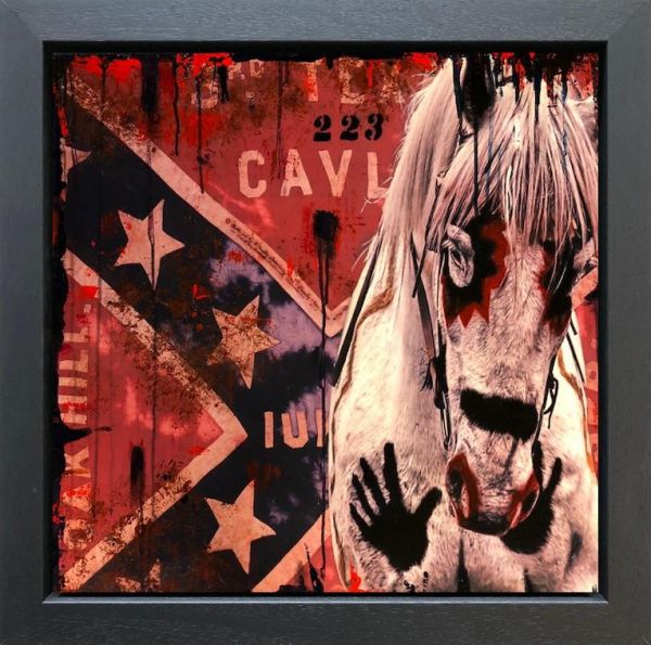 Linda Charles - 'Bring On The Cavalry' - Framed Original Artwork