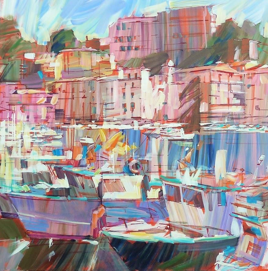 Colin Brown - 'Sorrento Harbour' - Framed Original Art