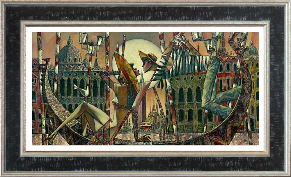 Andrei Protsouk - 'Love in Venice (Small)' - Framed Limited Edition Art