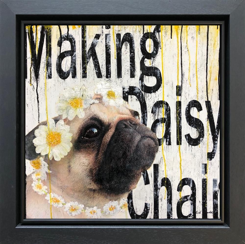 Linda Charles - 'The Walking Daisy Chain' - Framed Original Artwork