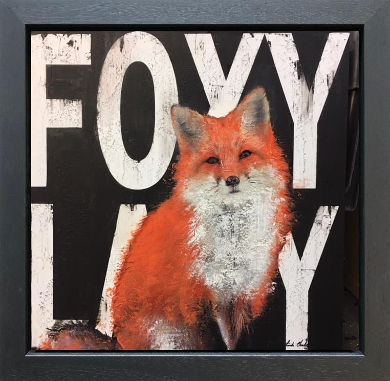 Linda Charles - Foxy Lady 4 - Framed Original Art