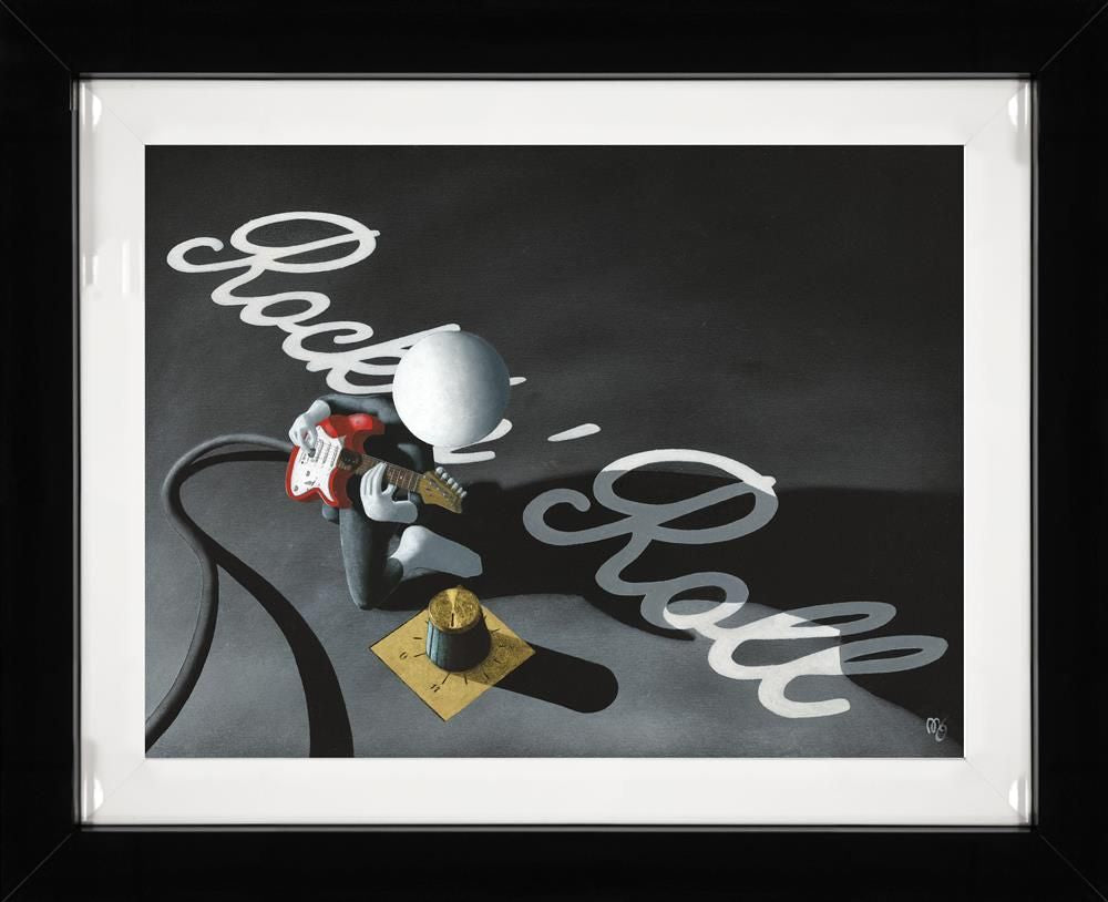 Mark Grieves - 'Rock 'N' Roll - (3D High Gloss)' - Framed Limited Edition Art
