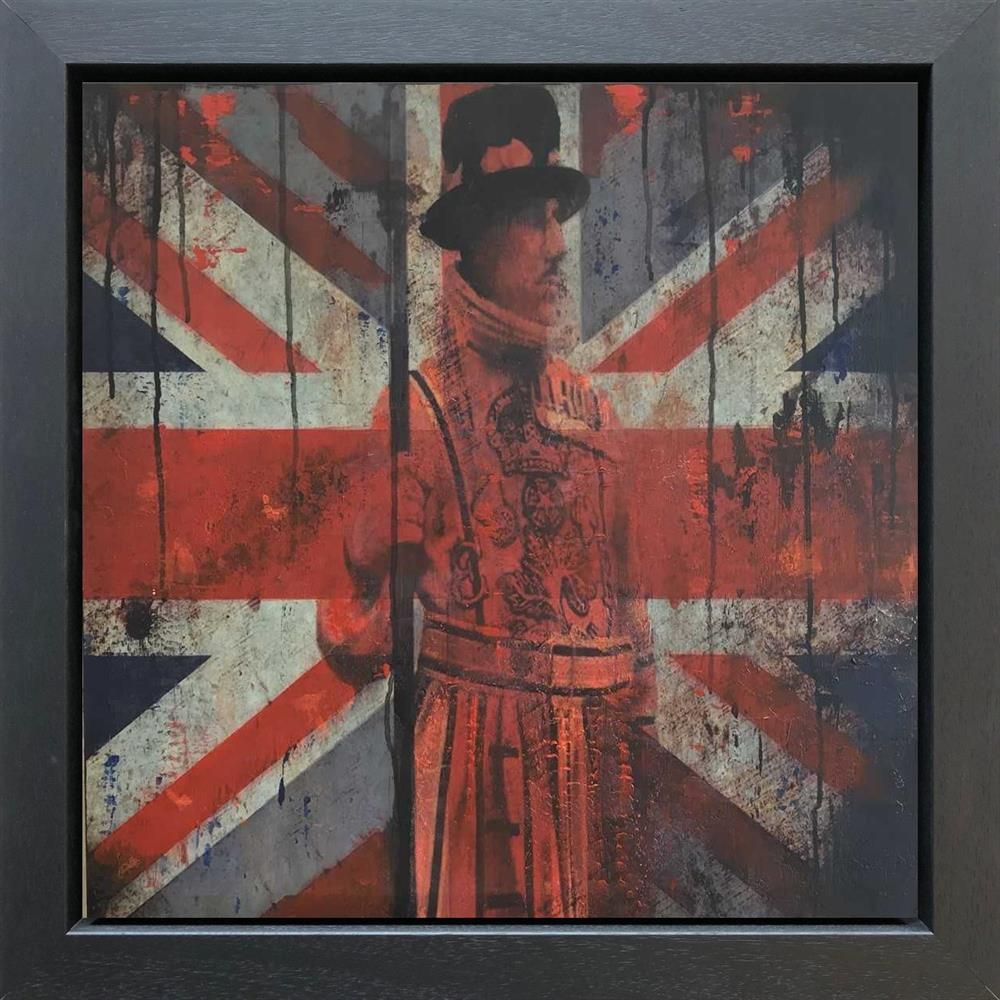 Linda Charles - Best of British Beefeater - Framed Original Art