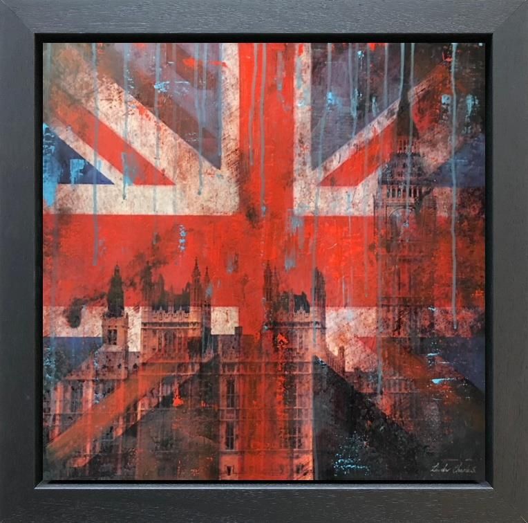 Linda Charles - 'Best of British Westminster' - Framed Original Artwork