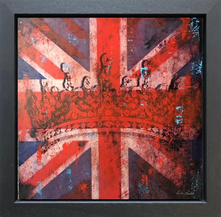 Linda Charles - 'Best of British HRH' - Framed Original Artwork