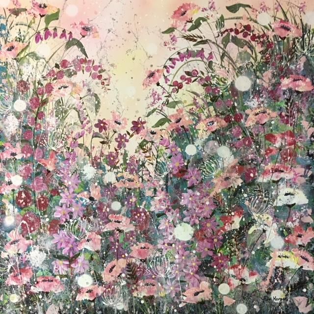 Jane Morgan - 'Pastel Pink' - Framed Original Art