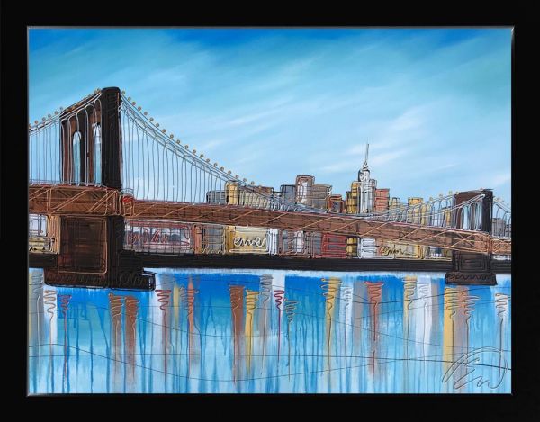 Edward Waite - 'Brooklyn Blues' - Framed Original Art