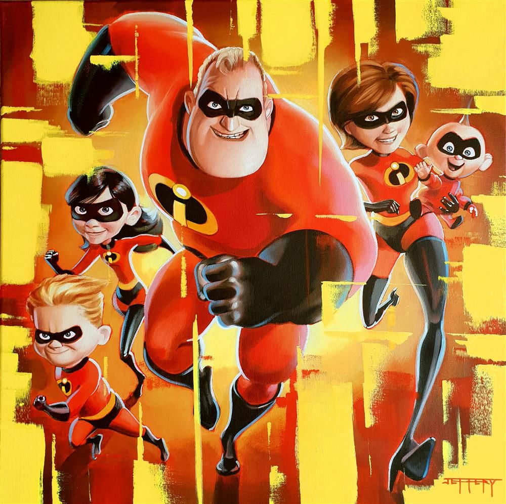 Ben Jeffery - 'The Incredibles' - Framed Original Art