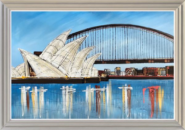 Edward Waite - 'Sydney Blues' - Framed Original Art