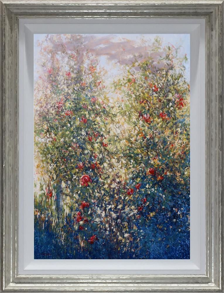 Mariusz Kaldowski - 'Rose and Honeysuckle Pergola' - Framed Original Art
