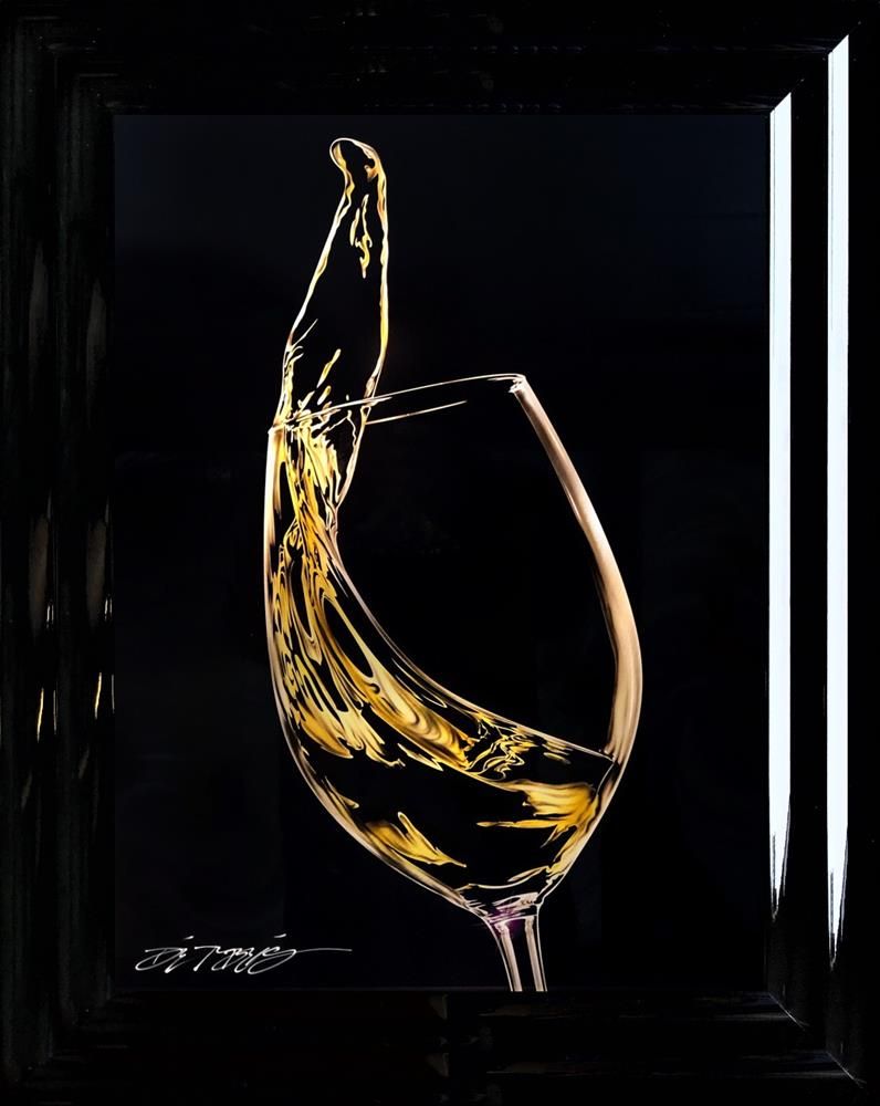 Chris DeRubeis - 'White Wine - 1902456' - Framed Original Art