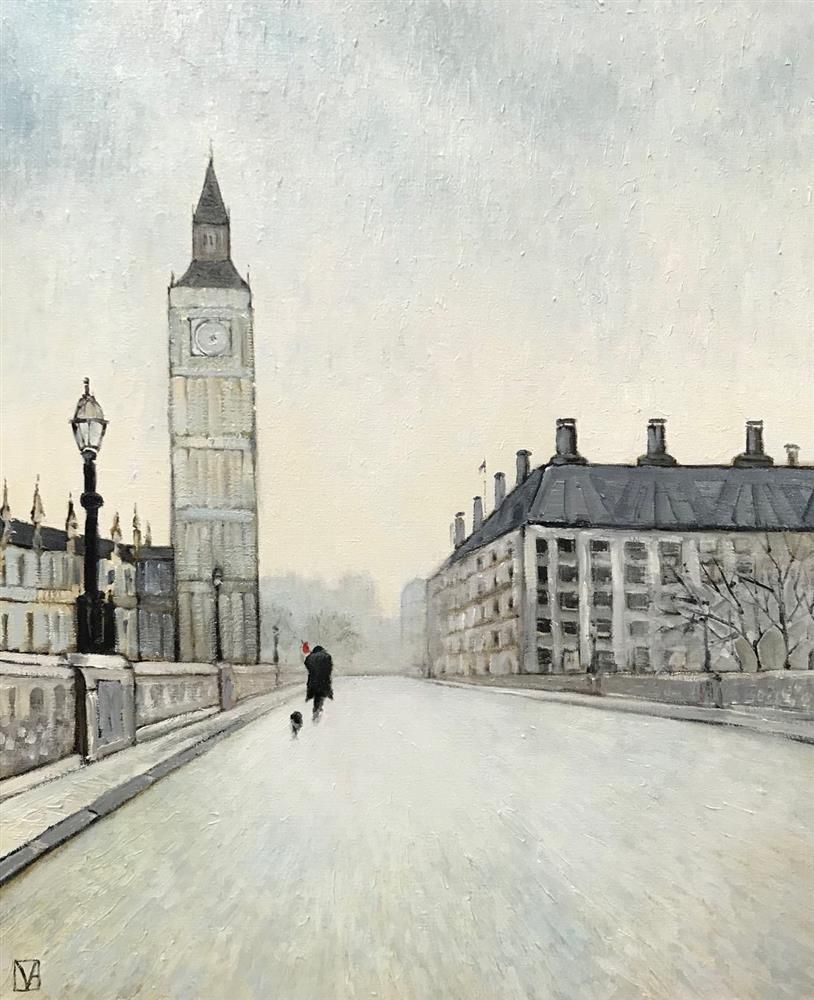 Michael Abrams - 'On Westminster Bridge ' - Framed Original Art