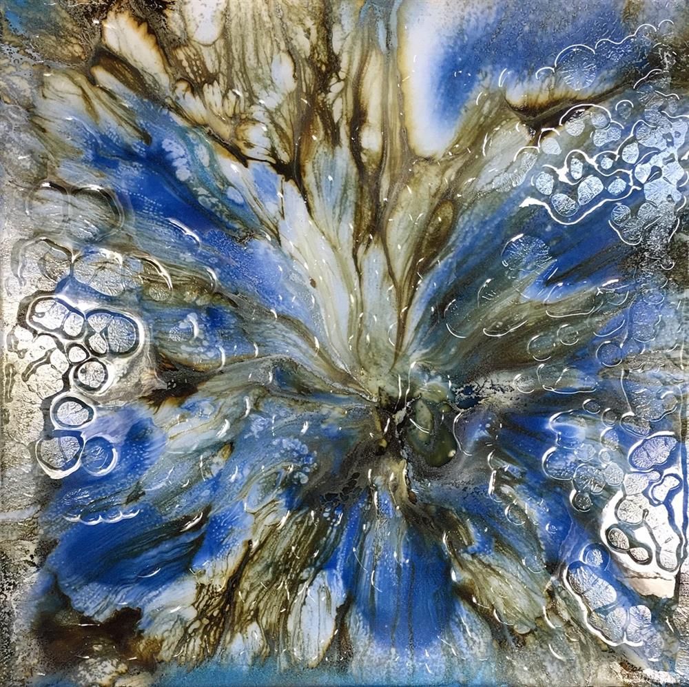 Lee Tyler - 'Blue Fantasy' - Framed Original Art