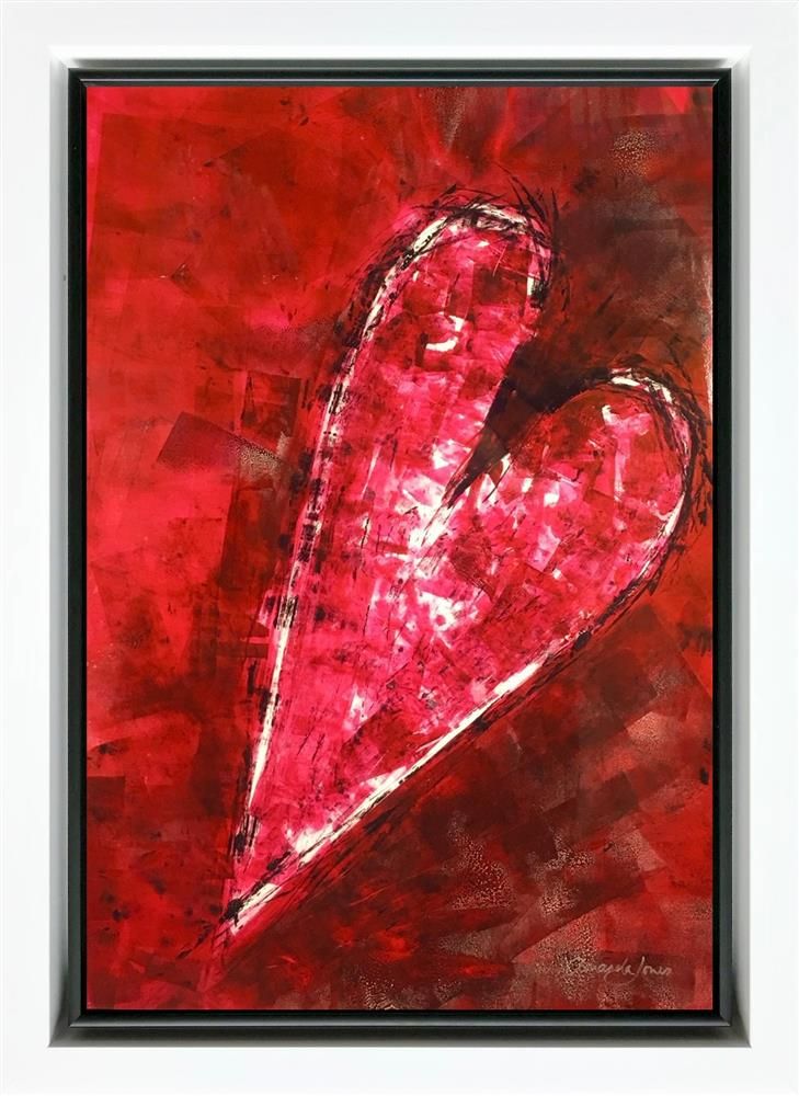 Amanda Jones - 'Bold Heart' - Framed Original Art
