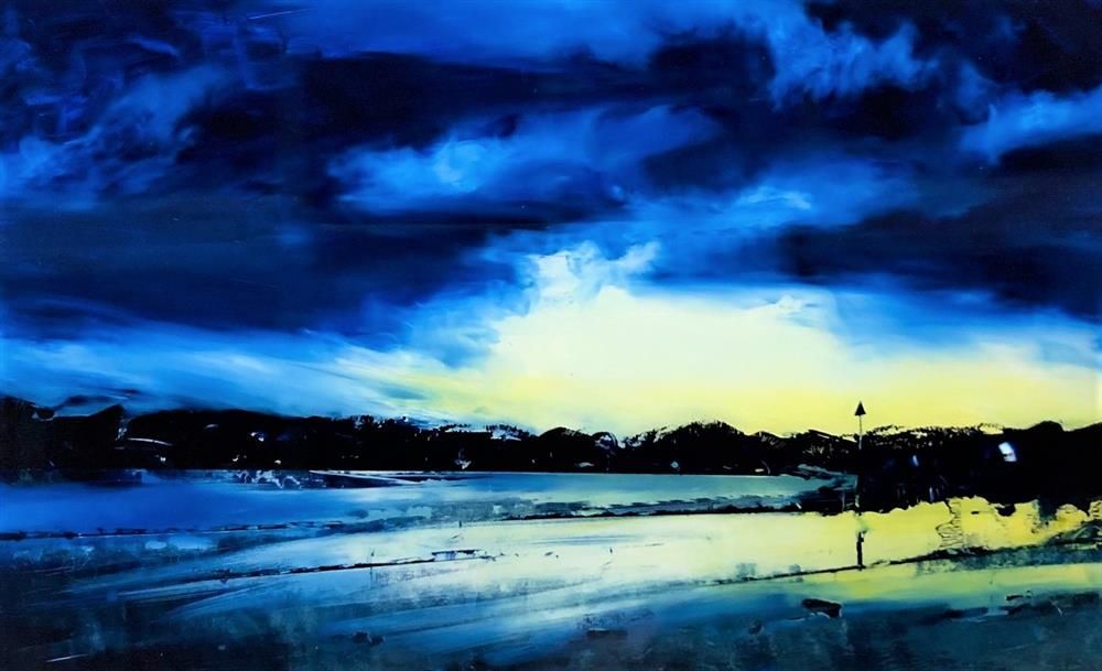 Richard King - 'Howlin' For You' - Borth Beach, Mid Wales - Framed Original Art