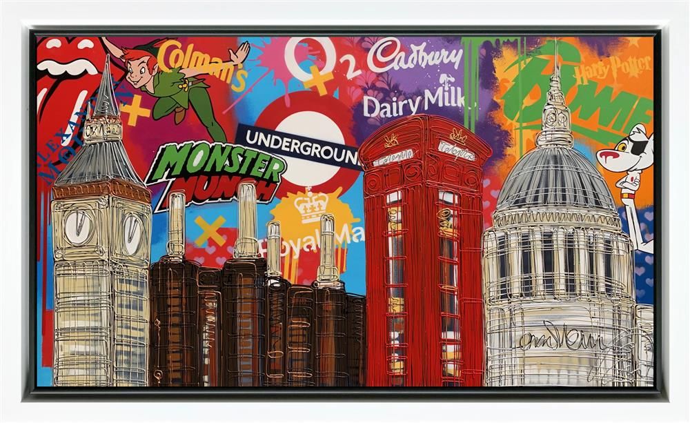 Edward Waite - 'Capital Fusion - Icons' - Framed Original Art