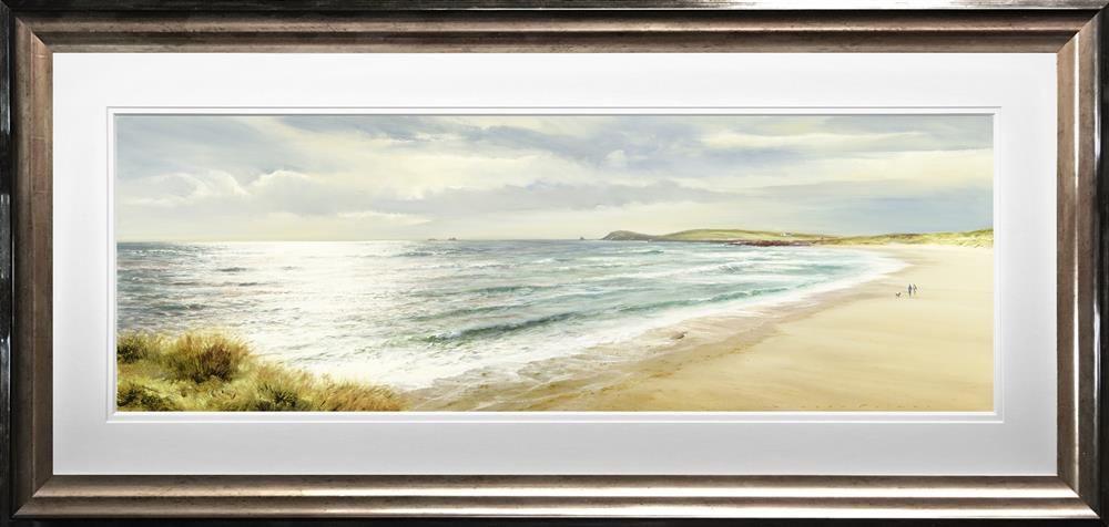 Duncan Palmar RSMA - 'A Walk Along the Bay' - Framed Limited Edition Art