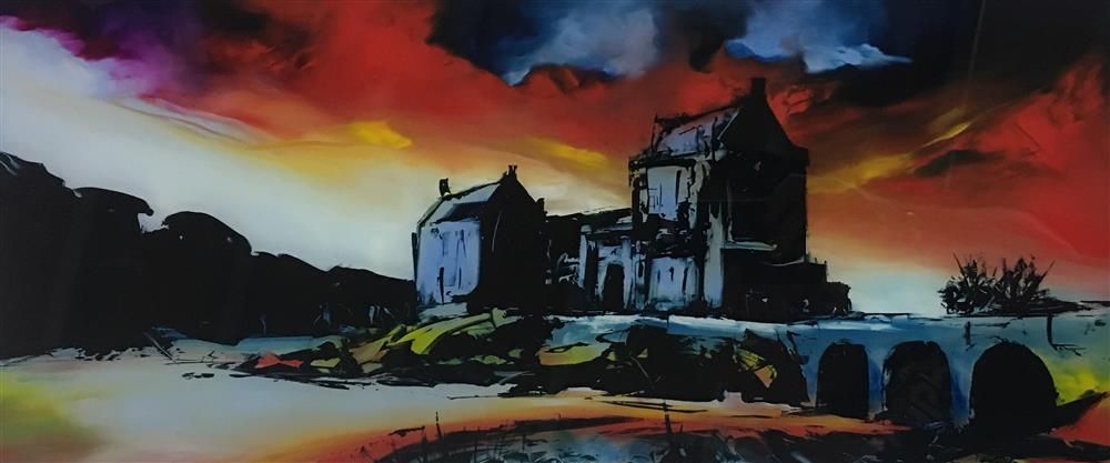 Richard King - 'Castles. Eilean Donan Castle' - Scotland - Framed Original Art