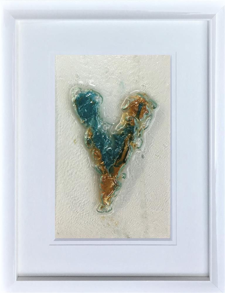 Amanda Jones - 'Autumn Heart' - Framed Original art