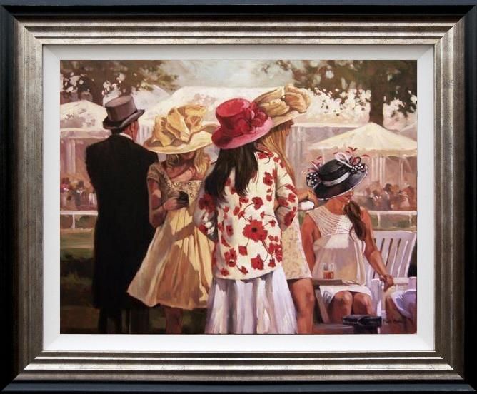 Mark Spain - 'Poppies and Pimms' - Framed Limited Edition Art
