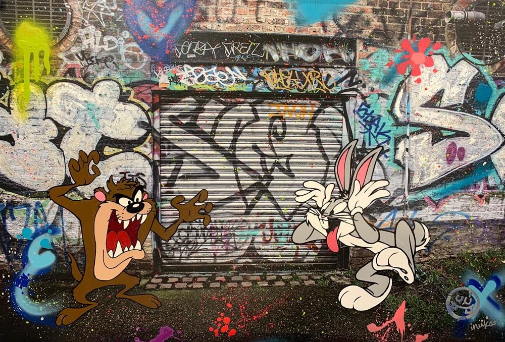 Inuka - 'Urban Toons' - Framed Original Art