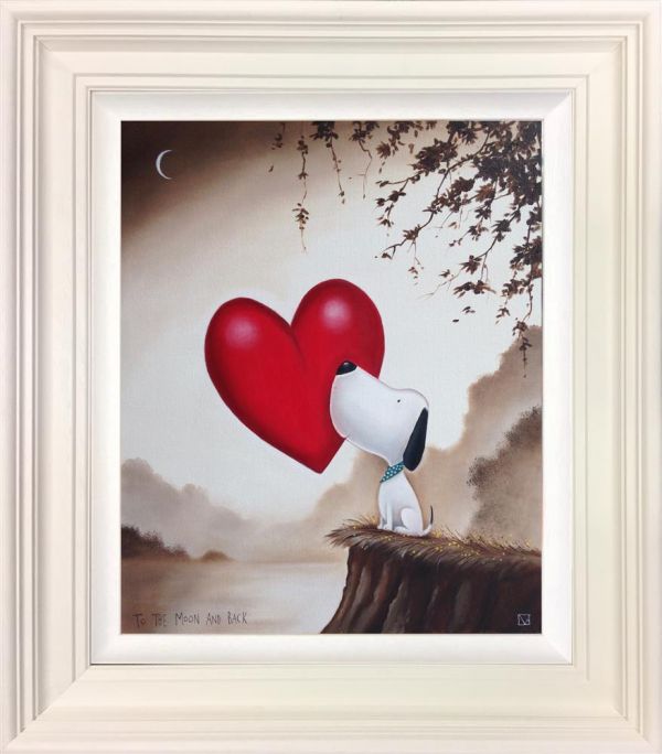 Michael Abrams - 'The Moon And Back' - Framed Original Art