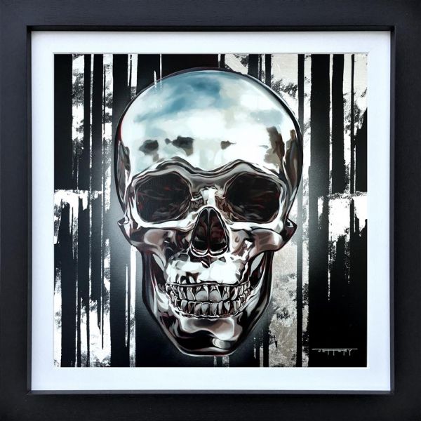 Ben Jeffery - 'Chrome Head' - Framed Original Art