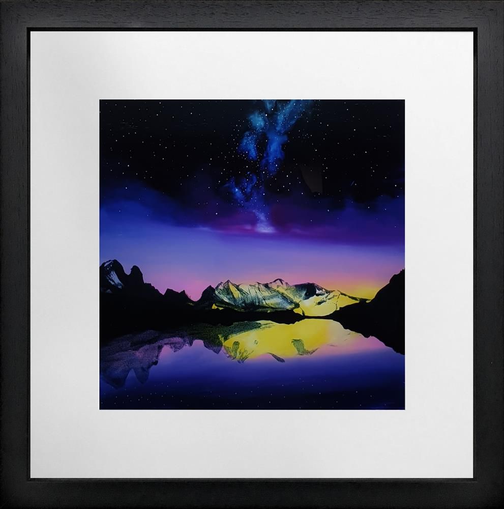 Richard King - 'Mont Blanc in the Stars' - Framed Original Art