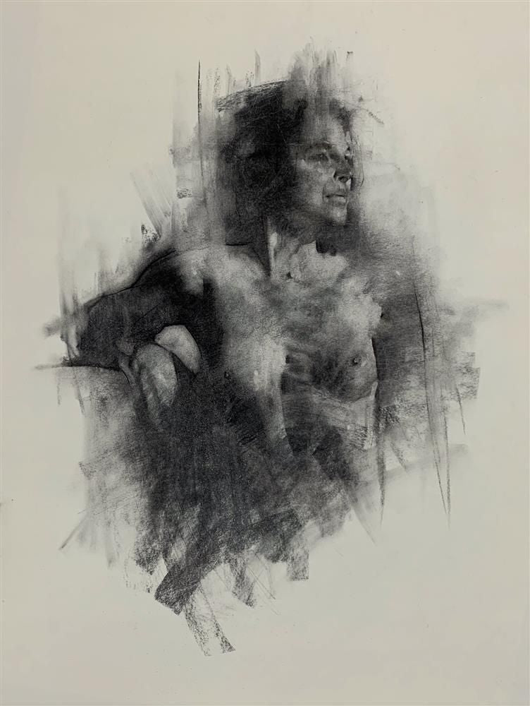 Shaun Othen - 'Nude Study VII' - Framed Original Art