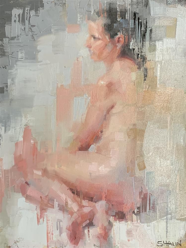 Shaun Othen - 'Seated Nude I' - Framed Original Art