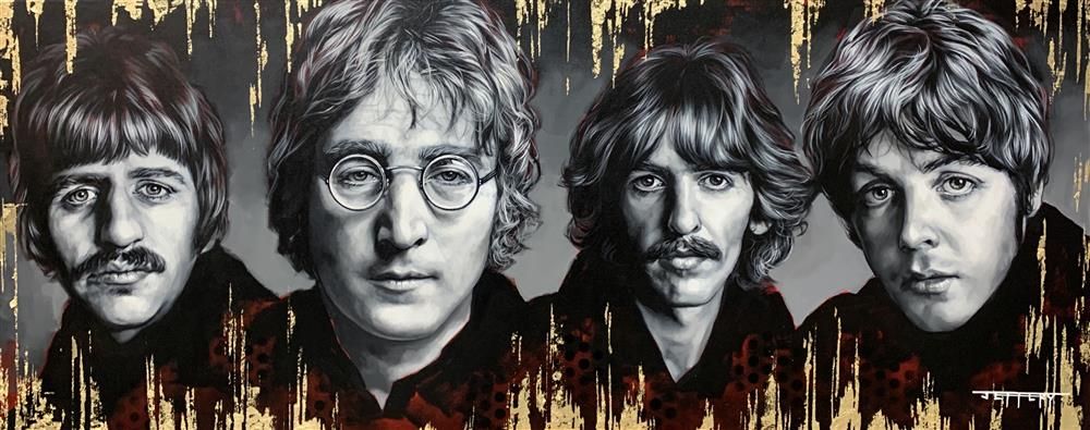 Ben Jeffery - 'The Fab Four' - Framed Limited Edition Art (Canvas)