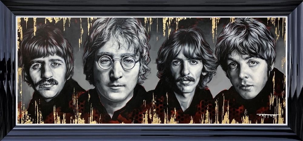 Ben Jeffery - 'The Fab Four' - Framed Limited Edition Art (Canvas)