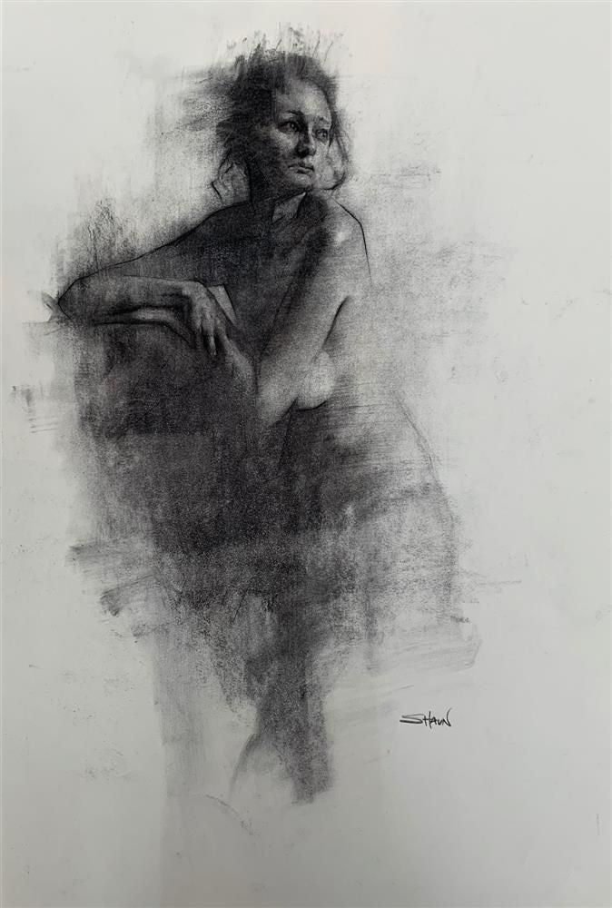 Shaun Othen - 'Nude Study XIX' - Framed Original Art